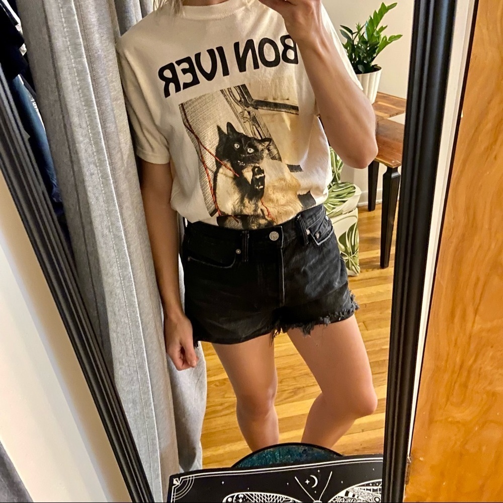 No End High Waisted  100% Cotton Luxury Denim Shorts